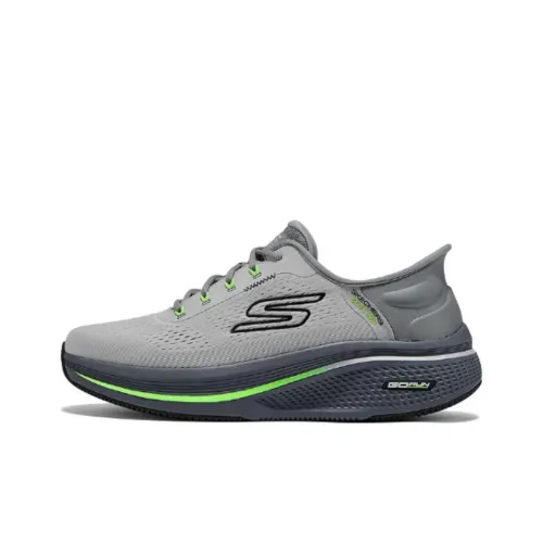 Skechers MEN'S GO Дышащие Беговые Кроссовки Мужские Серые