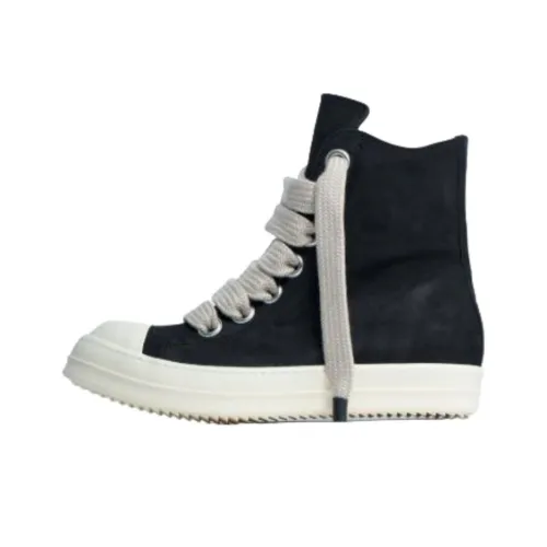 Rick Owens RO Jumbo Высокие Кроссовки для скейтбординга с шнуровкой Мужские Черные