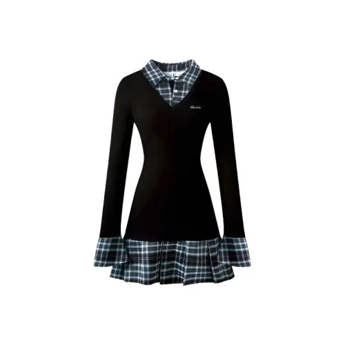 Frustration Garden Длинное платье с длинными рукавами женское