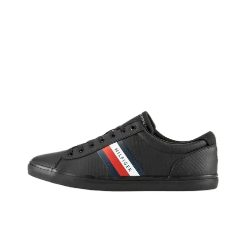 Tommy Hilfiger Essential Low Топ Скейтборд Кроссовки Мужские Черные