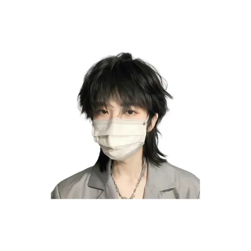 Northward Incline Волк Ласточкин хвост Mullet Перука для головы Унисекс Синтетический Повседневный Естественный Короткие волосы