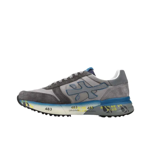 PREMIATA Mick Support Low Top Casual Men's Gray PREMIATA Mick Support Низкий Топ Повседневный Мужской Серый