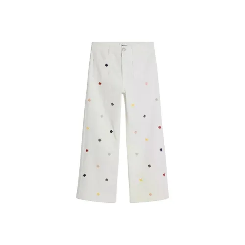 Desigual Белый Женские Джинсы