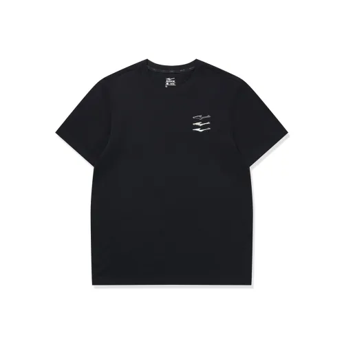 Erke ZONGXUNXILIE T Рубашка Мужская Глубокий Черный