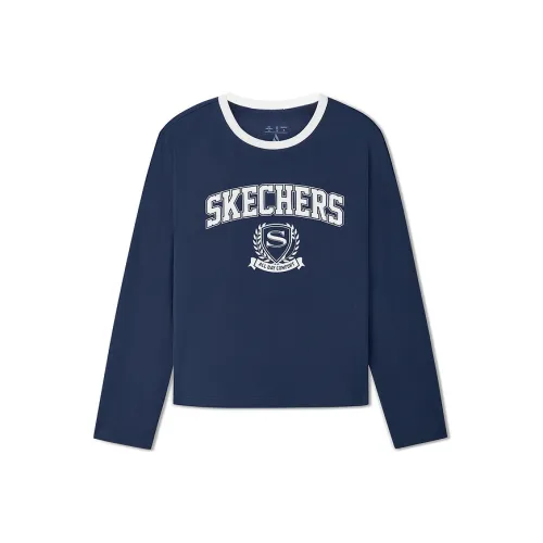 Skechers Темно-синий 002Z Женские T-рубашки