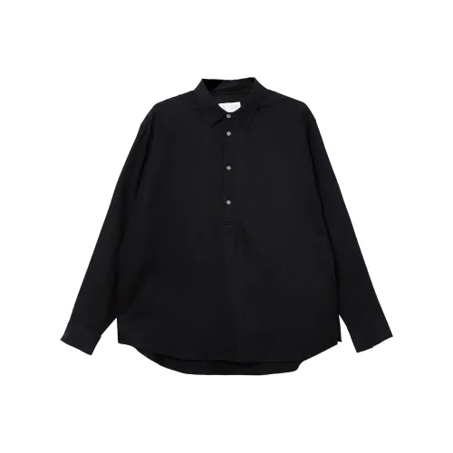 JACK JONES E40 Черная мужская рубашка