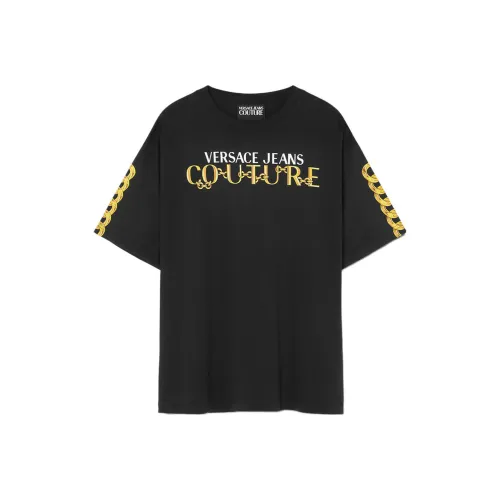 VERSACE Мужские черные T-рубашки