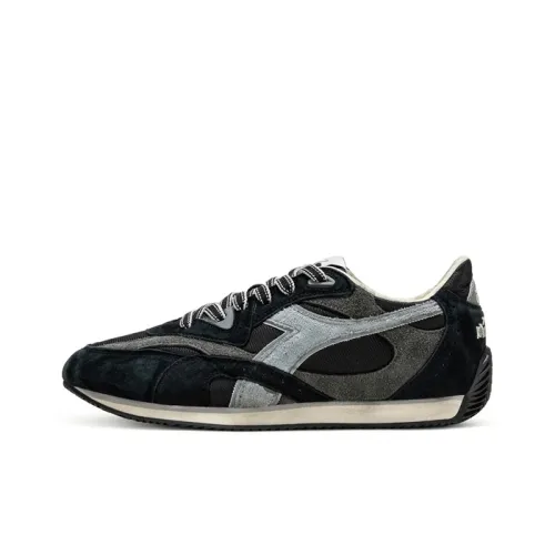 Diadora Equipe Slip-resistant Low Top Casual Men's Black Diadora Equipe Противоскользящий Низкий Топ Повседневный Мужской Черный