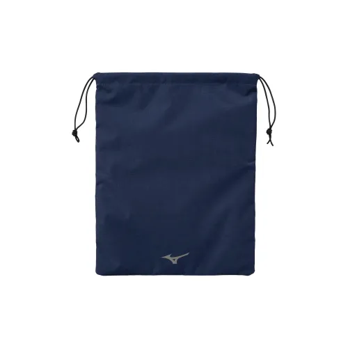 Mizuno Полиэстер Обувь Сумка Путешествие Хранение Среднего Размера Унисекс Морской Синий