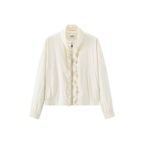 SEM R Натуральный Белый 10102 Женские Куртки