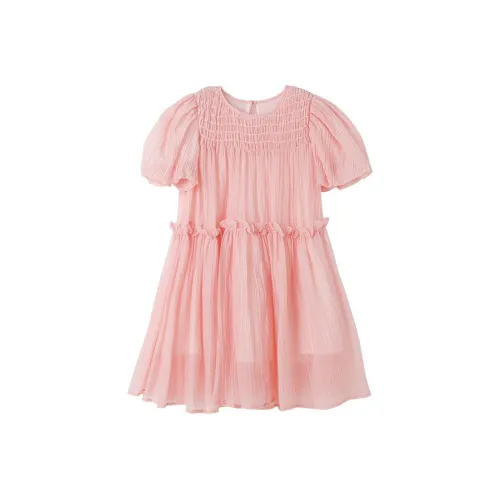 YUANYUAN GIRL Оранжевый Розовый Детские Платья