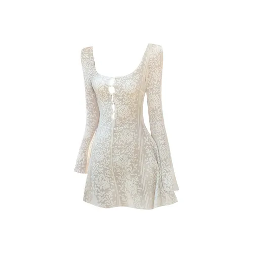 KYKW Длинное платье с длинными рукавами женское