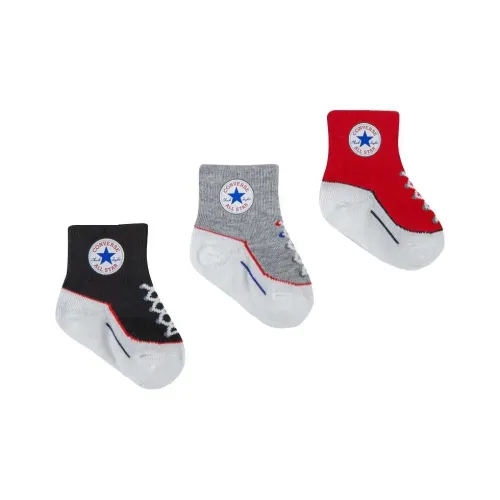 Converse Chuck Taylor 3 Pack QUARTER Носки Набор из 3 Штук Для Малышей и Детей