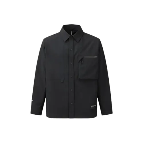 SALOMON Мужские черные рубашки