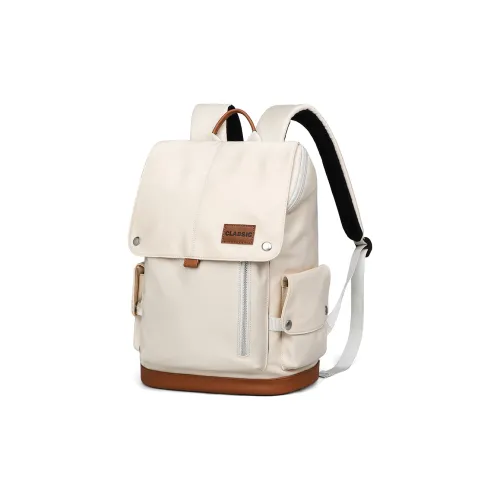 Crtnzo Kroez Ткань Рюкзак Стандартный Унисекс Экрю