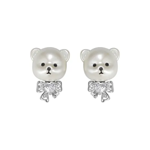 AAJF Серьги из меди с серебряным покрытием женские