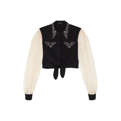 VERSACE Черные Женские Рубашки