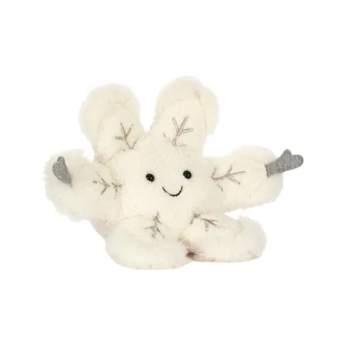 JELLYCAT Christmas Series Веселье Снежинка Куклы Плюшевая кукла Высота 16 см В сидячем положении