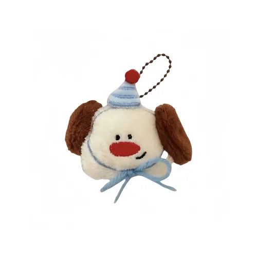 BUDUO Причудливый Веселье Щенок Плюшевый Брелок 7 см Высота