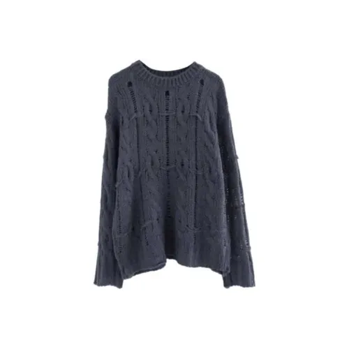 LOWEAR Grunge Twist Knit Sweater Women's