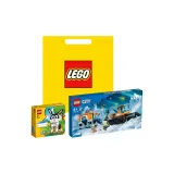 Полярное приключение Автомобиль & Случайный Пазл Коробка*1 & LEGO Желтая Сумка для покупок (Материал Случайный)