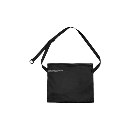 ZARA Полиамидная сумка через плечо унисекс угольно-серого цвета