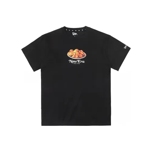 New Era Черная Унисекс Футболка