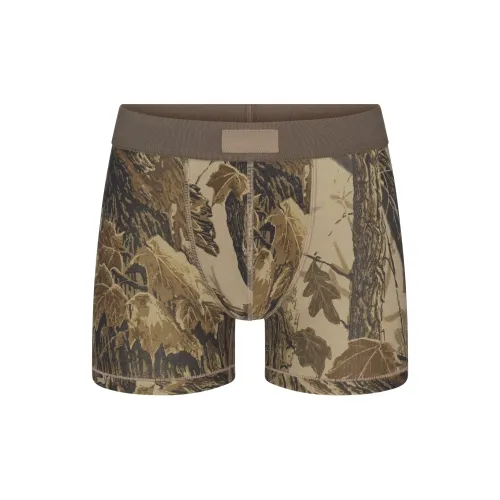 SKIMS FW25 Мужская одежда Коллекция MENS REALTREE совместный бренд 3' Боксер Brief Боксеры Мужской