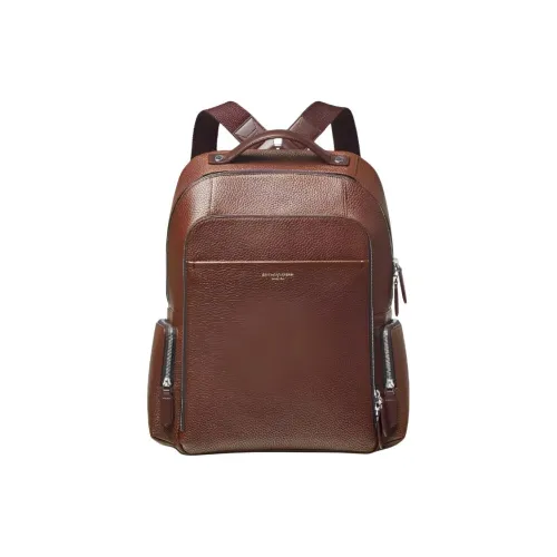 Aspinal Of London Рюкзак из коровьей кожи большой мужской дымчато-коричневый черный