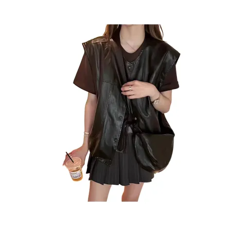 MORii Черные Женские Жилеты