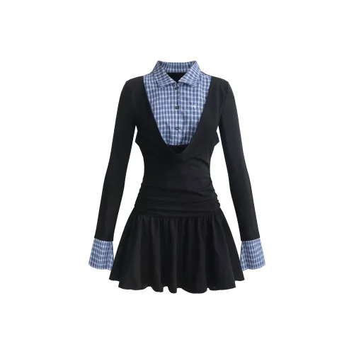 UNIFREE Длинное платье с длинными рукавами женское