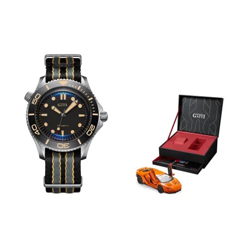 BONEST GATTI Механические часы Мужские часы Серый циферблат