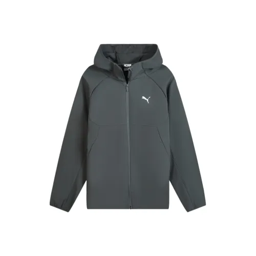 PUMA Ткани вязаные Жаккард Флис Куртка Мужская