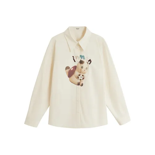 Inman TREASURE Похудение Предосенний Комплект Элегантность Доступный Вечный Модный ATMOSPHERE Рубашка Женская