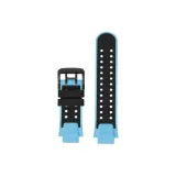 [Black Blue] Double Clasp Silicone Strap  
[Черный Синий] Двойная застежка, силиконовый ремешок