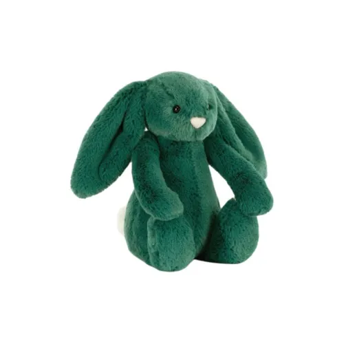 JELLYCAT Christmas series Shy Collection Сине-зеленый Кролик Куклы Плюшевая кукла Trumpets High
