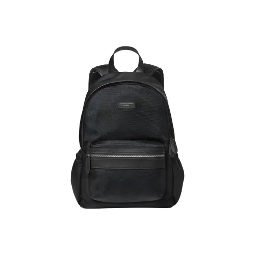Aspinal Of London Nylon Backpack Large Men's Black Marine Blue Aspinal Of London Нейлоновый рюкзак большой мужской черный морской синий