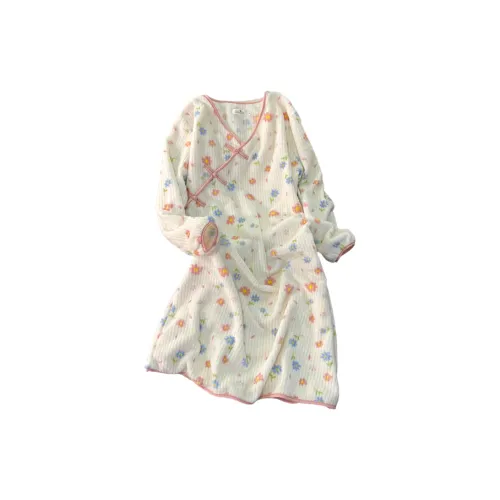 UYH V-образный вырез бархатное платье пуговица The украшение несъемные женские ночные сорочки