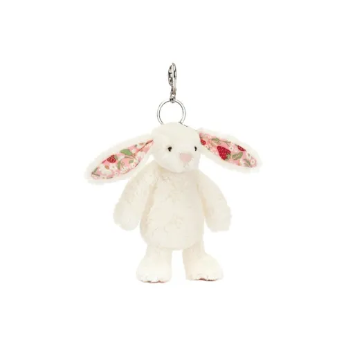 JELLYCAT Easter Collection Белый Цветочный Кролик Кукла Плюшевая Подвеска 17 см Рекомендуемая Высота