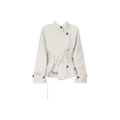 JOPPTI Айвори Женская Тренч