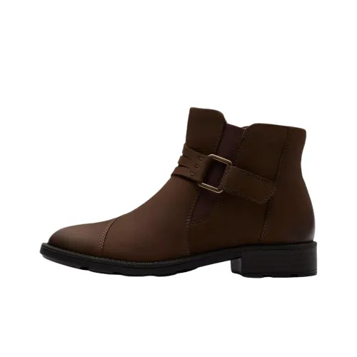 Clarks Adalynn Faye Ботильоны 3 см Женские Темно-коричневый