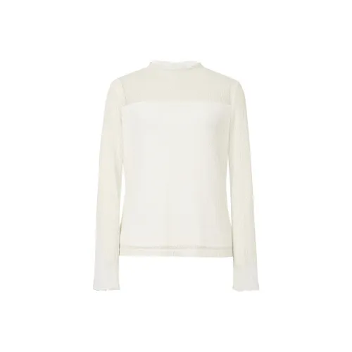 Hopeshow Длинный рукав Т-рубашка Женская