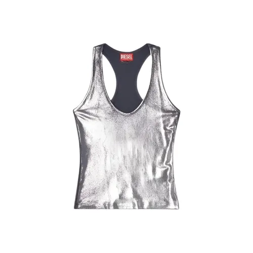 DIESEL Silver Женские Майки
