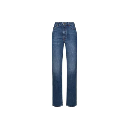 KHAITE Синие Женские Джинсы