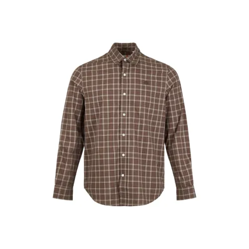 Timberland Коричневая клетка Мужская рубашка