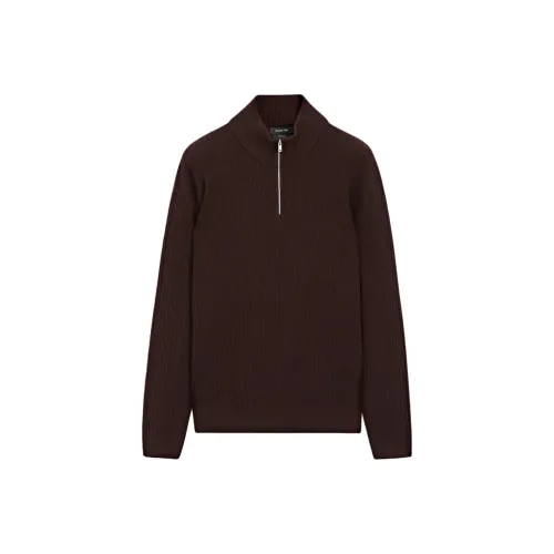 Massimo Dutti Красный Мужской Трикотаж