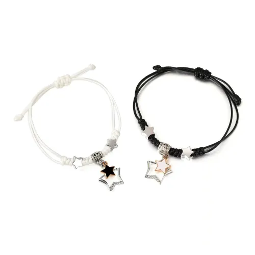 Yu Oval Bangle Хлопок Браслет Шнурки Унисекс