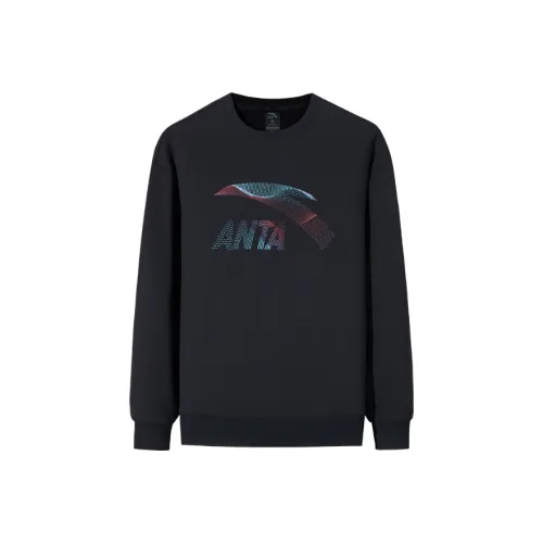ANTA Осенний свитшот мужской основной черный