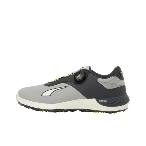 PUMA Ascend Golf Shoes Gray Black Men's