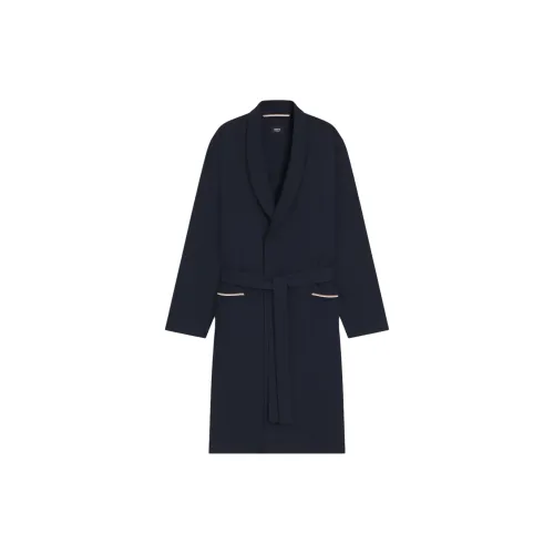 Hugo Boss Темно-синий Мужской Банные халаты